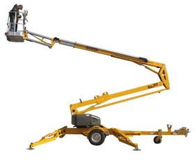 濟南曲臂升降機租賃 石化廠高空作業租賃